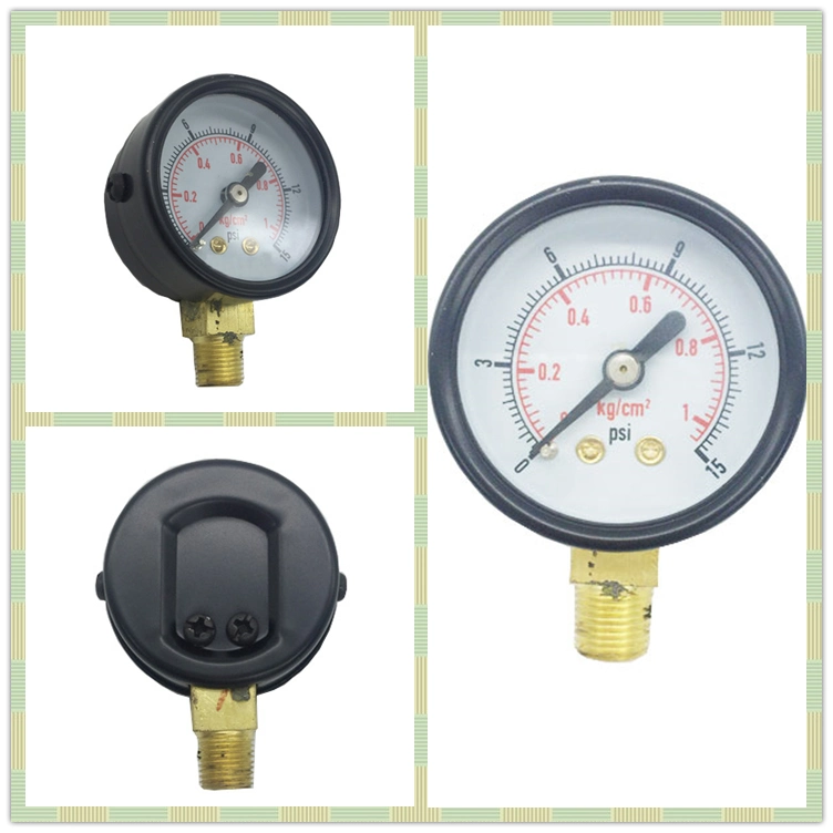 1.5 Inches Pressure Gauge Manometer for Gaseous and Liquid Media