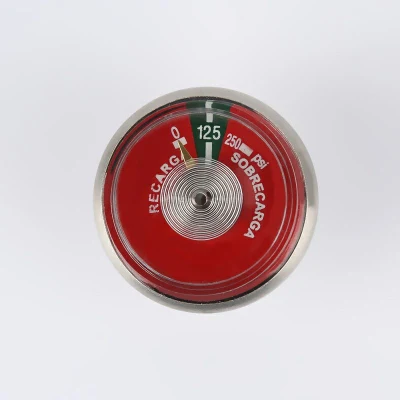 125psi Spring Pressure Gauge for Dry Powder Fire Extinguisher